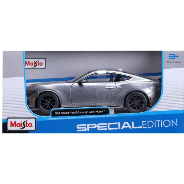 Фото - Колекційна машинка 1:24 Maisto 2024 Ford Mustang Darkhorse (32925 met.grey)